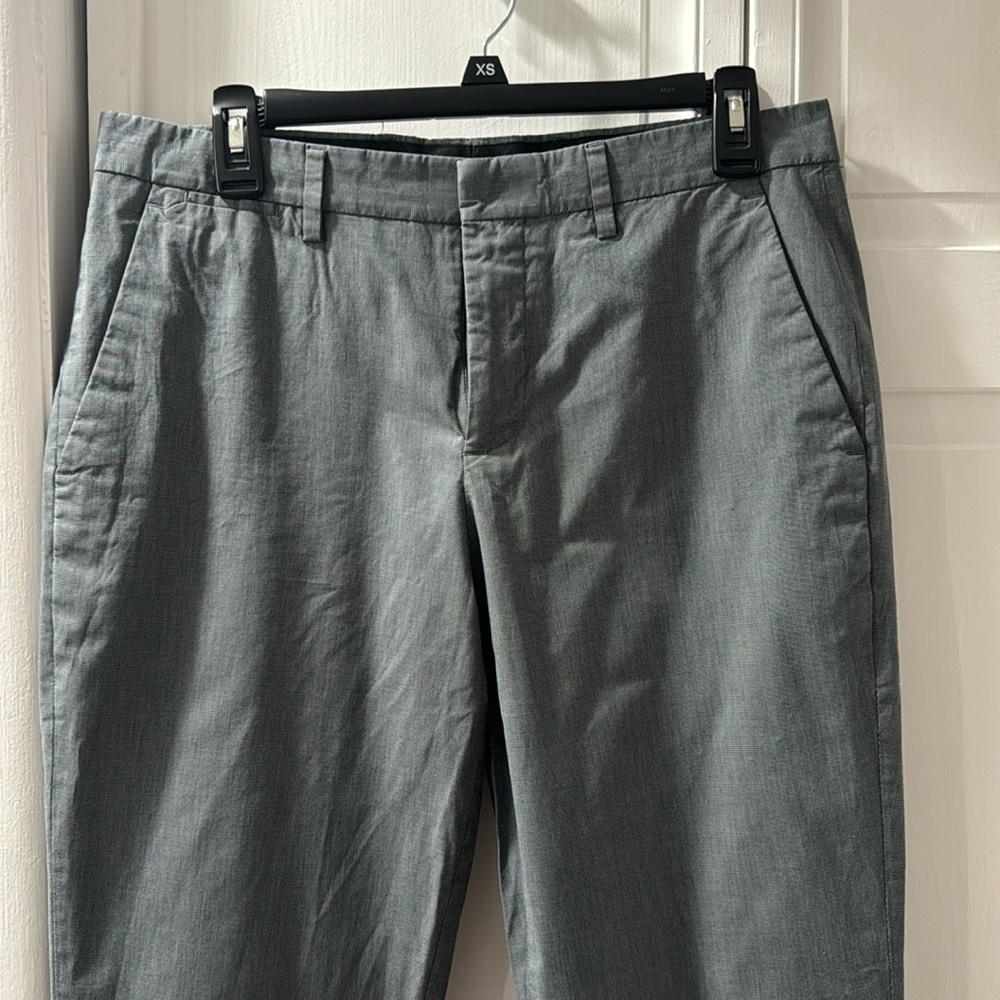 Express Men’s Stretch Slim Trouser - Grey (30 x 32)
